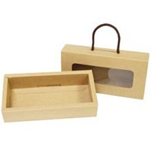 【天愛包裝屋】// 10個 // 抽屜式 咖啡色牛皮無印 手提禮盒、手工皂提盒 歷史價格詳細信息