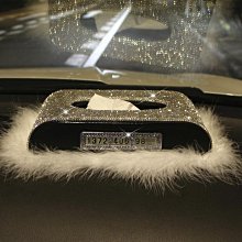 高檔鑲鑽汽車紙巾盒車載紙巾盒儀表臺抽紙盒座式車紙巾盒創意新款 歷史價格詳細信息