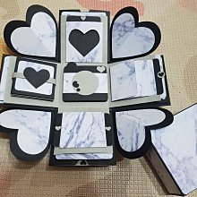 |小米工坊°♡版雙層七機關 爆炸盒 爆炸卡 禮物盒  手工卡片 客製化 紀念日 週年 生日 節日 情人節 卡片盒 生日卡 歷史價格詳細信息