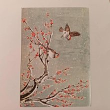 口足畫家藝術聖誕卡 賀年卡 麻雀 下雪 梅花 【附卡片信封】 價格比較,價格查詢,歷史價格詳細信息
