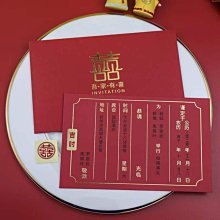 結婚請帖2022創意婚禮個性喜帖網紅請柬ins風高端中式可打印手寫 歷史價格詳細信息