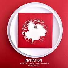 請帖結婚婚禮請柬中國風邀請函網紅創意喜帖清新高檔打印定制 歷史價格詳細信息