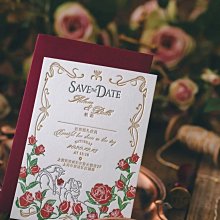 歐式復古請柬創意燙金定制請帖結婚2022婚禮個性喜帖加厚港版繁體 歷史價格詳細信息