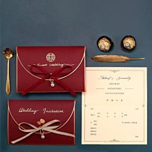 結婚請帖2021婚禮請柬高檔創意婚慶中式抖音邀請函打印賓客姓名 歷史價格詳細信息