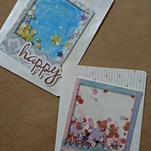 手工卡片 現貨♥♥藍花朵朵長型卡片  生日感謝祝福卡 ✿~♡TUNG手作卡片、飾品♡~✿ 歷史價格詳細信息