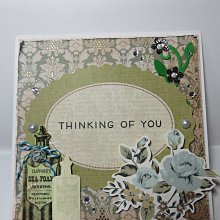 手工卡片 現貨♥♥藍花朵朵長型卡片  生日感謝祝福卡 ✿~♡TUNG手作卡片、飾品♡~✿ 歷史價格詳細信息