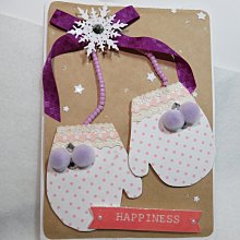 手工卡片 現貨♥♥幸福感毛球圈圈  萬用 祝福卡 ✿~♡TUNG手作卡片、飾品♡~✿只有現貨1張 歷史價格詳細信息