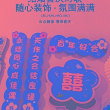 婚房對聯布置結婚用品大全婚禮女方臥室房門聯喜聯大門喜字貼裝飾半米潮殼直購 價格比較,價格查詢,歷史價格詳細信息