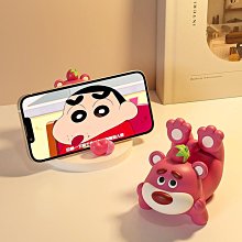 草莓小熊桌面支架通用懶人追劇看電視電影家用小巧創意夾宿舍可愛卡通裝飾小擺件公仔--思晴 歷史價格詳細信息