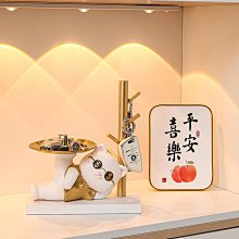 招財貓鑰匙收納玄關裝飾品擺件家居入戶門口鞋柜新房喬遷新居禮品半米潮殼直購 歷史價格詳細信息