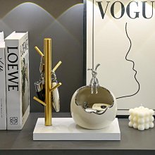 入戶玄關鑰匙收納門口鞋柜擺件輕奢暴力熊電視酒柜客廳家居裝飾品半米潮殼直購 歷史價格詳細信息