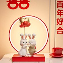 兔子擺件家居飾品輕奢ins客廳玄關裝飾送女孩生日禮物臥室兒童房~特價#促銷 #現貨 歷史價格詳細信息