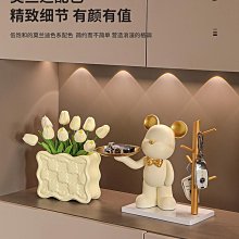 暴力熊鑰匙收納玄關擺件入戶進門口鞋柜客廳電視柜酒柜家居裝飾品半米潮殼直購 歷史價格詳細信息