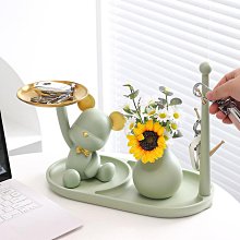 入戶玄關鑰匙收納門口鞋柜擺件輕奢暴力熊電視酒柜客廳家居裝飾品半米潮殼直購 歷史價格詳細信息