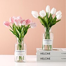 仿真郁金香塑料假花客廳擺設裝飾品插花藝擺件拍照道具仿生干花束~沁沁百貨 歷史價格詳細信息