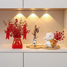 招財貓入戶玄關擺件輕奢高檔客廳電視柜酒柜家居飾品喬遷新居禮品半米潮殼直購 歷史價格詳細信息