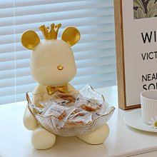 入戶玄關鑰匙收納門口鞋柜擺件輕奢暴力熊電視酒柜客廳家居裝飾品半米潮殼直購 歷史價格詳細信息