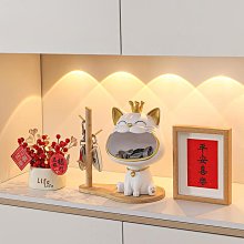 招財貓入戶玄關擺件輕奢高檔客廳電視柜酒柜家居飾品喬遷新居禮品半米潮殼直購 歷史價格詳細信息