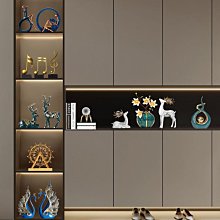 高端大氣辦公室書櫃胡桃木質書櫃板式背景櫃帶儲物資料檔案柜子 歷史價格詳細信息