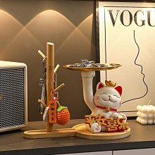 招財貓入戶玄關擺件輕奢高檔客廳電視柜酒柜家居飾品喬遷新居禮品半米潮殼直購 歷史價格詳細信息