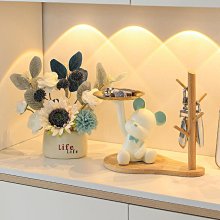 入戶玄關擺件鑰匙收納盒進門鞋柜客廳裝飾品電視柜儲物盒喬遷禮物半米潮殼直購 歷史價格詳細信息