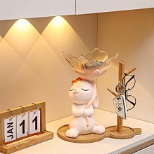北歐創意兔子擺件客廳電視櫃裝飾品喬遷結婚禮物 歷史價格詳細信息