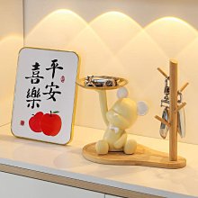 暴力熊鑰匙收納玄關擺件入戶進門口鞋柜客廳電視柜酒柜家居裝飾品半米潮殼直購 歷史價格詳細信息