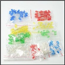 3MM LED二極體 高亮白發藍 短腳100只 歷史價格詳細信息