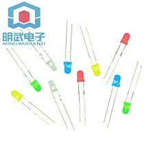 3MM LED發光管 紅/橙/黃/綠/藍/白色 彩色LED燈 LED發光管 W3-201990[422132] 價格比較,價格查詢,歷史價格詳細信息