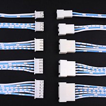 XH2.54藍白雙頭單頭排線5p6p7p8p10p12p公母連接線15/20/30/50cm 歷史價格詳細信息