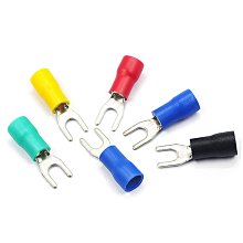 冷壓接線端子 SV1.25-3.2-4 SV2 SV3 SV-5.5 叉形 U型 Y型 絕緣插片 插簧 0.5厚 歷史價格詳細信息