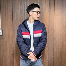 美國百分百【全新真品】 Tommy Hilfiger 連帽羽絨外套 TH 夾克 保暖防風 拼色深藍紅 S-L號 J675 歷史價格詳細信息