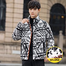 【型男會社】1018 MY 短款迷彩羽絨服男士連帽大衣加厚新款冬裝潮牌男裝外套 歷史價格詳細信息