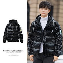 【 型男會社】1018 XC 秋冬新款時尚簡約運動易搭男式連帽抽繩短款保暖羽絨服 價格比較,價格查詢,歷史價格詳細信息