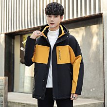 【 型男會社】1018 XC 秋冬新款時尚簡約運動易搭男式連帽抽繩短款保暖羽絨服 歷史價格詳細信息