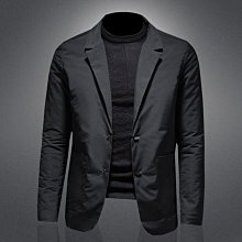 【型男會社】1126 NHXYX 冬季西裝領羽絨衣 國標80絨 男士翻領羽絨服短款歐洲站 歷史價格詳細信息