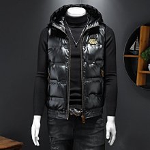 【型男會社】1126 NHXYX 新款男士歐洲站修身冬季90%白鴨絨印花連帽羽絨服 歷史價格詳細信息