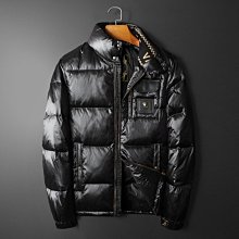 【型男會社】1126 NHXYX 冬款男士立領亮面羽絨服短款 多標重工藝 歷史價格詳細信息