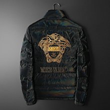 【型男會社】1126 NHXYX 冬款男士立領亮面羽絨服短款 多標重工藝 歷史價格詳細信息