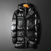 【型男會社】1126 NHXYX 冬款男士立領亮面羽絨服短款 多標重工藝 歷史價格詳細信息