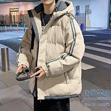 羽絨外套 新款冬季棉襖潮流羊羔毛兩面穿棉衣男加絨加厚立領棉服外套男 歷史價格詳細信息