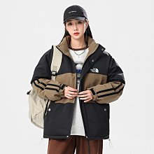 THE NORTH FACE 北面棉衣羽絨棉服男女情侶寬鬆戶外運動上衣立領防風外套雪地棉衣防風外套加厚保暖時尚棉襖潮牌潮流加厚棉襖外套 歷史價格詳細信息