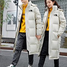 THE NORTH FACE/北面白鴨絨羽絨服 冬季鋪棉外套 保暖外套 男女同款情侶長版過膝外套連帽防風大衣加厚保暖時尚大衣 雪地外套 價格比較,價格查詢,歷史價格詳細信息