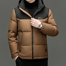 批發男士羽絨服冬季新款加厚保暖紅色本命年休閒連帽麵包服外套男 歷史價格詳細信息