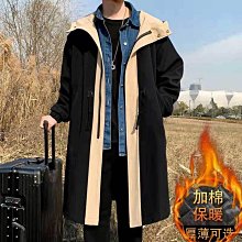 日系風衣男長款加厚保暖呢大衣男潮男士寬松呢外套毛呢子韓版披風-时尚男装 歷史價格詳細信息