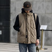 工裝馬甲男士冬季棉衣外套潮牌寬松羽絨棉服馬夾坎肩外穿背心上衣【zero潮流屋】 歷史價格詳細信息