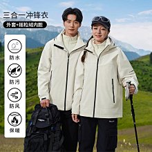 情侶三合一可拆卸內膽衝鋒外套 戶外運動登山服 男女款防風防水旅行服衝鋒衣兩件套 團體服 客製化 刷毛加厚保暖連帽外-潮男服飾 歷史價格詳細信息