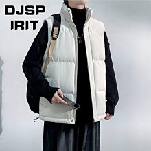 男士馬甲 棉馬甲男 冬季馬甲外套 無袖棉服 外穿棉衣馬甲 精品男裝  冬季立領羔羊毛領男士休閒拼接羽絨棉馬甲工裝潮流 歷史價格詳細信息