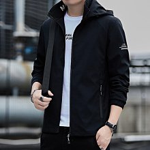新款男裝休閒連帽男裝夾克外套 時尚休閒夾克外套 夾克男春季新款中青年男士棒球領外套-潮男服飾 歷史價格詳細信息