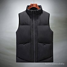 馬甲男秋冬新款時尚外套寬鬆輕薄羽絨棉背心無袖加厚棉服保暖馬夾 歷史價格詳細信息